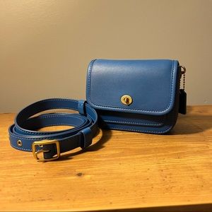 COACH LIMITED EDITION PRIDE COLLECTION Rambler Belt Bag in Mineral Blue